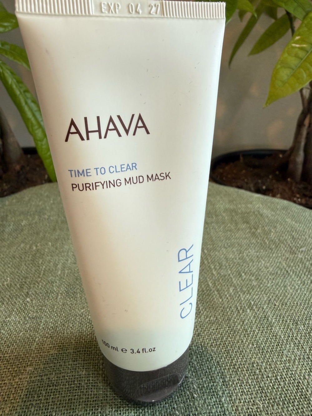 AHAVA Time to Clear Purifying Mud Mask 3.4oz
